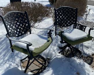 Outdoor furniture. Warm weather is coming soon.