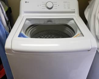 Extra large LG washer top load.