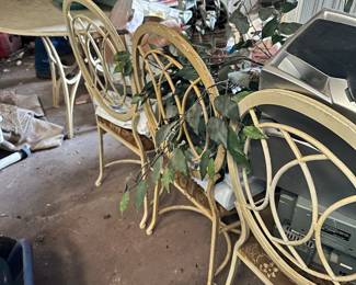 Three of four chairs that goes with the table 