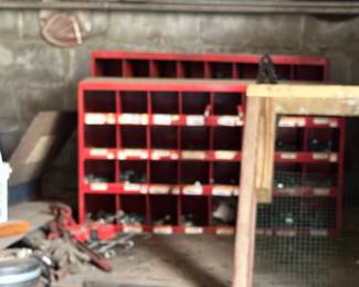 Nuts and bolts storage