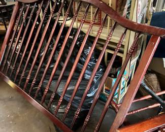 Part of the baby bed