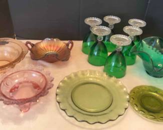 Assortment Of Colored Glass