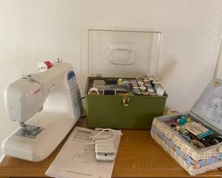 Janome Sewing Machine And Sewing Supplies