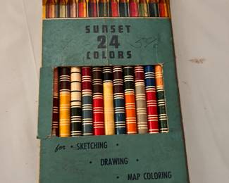 Sunset Brand Antique Colored Pencils