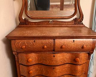 Antique Oak Dresser 