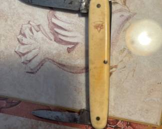 Bone Handle Pocket Knife 