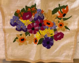 Bouquet of Needlepoint Flowers