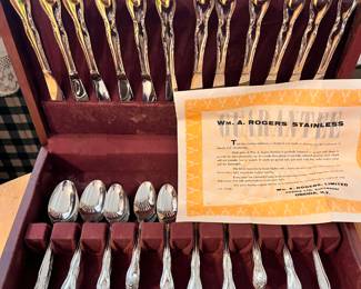 Wm. A.Rogers Stainless Flatware 