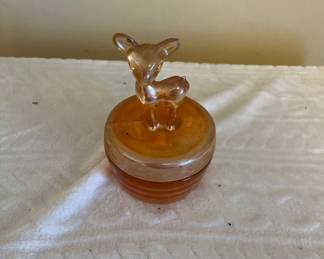 Jeanette Glass Co.  Peach Box