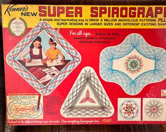 1960’s Vtg. Kenners Super Spirograph Complete with Original Pens 