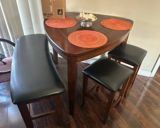 kitchen table and stools