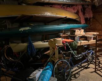 Old Town canoe, Expedition and Heritage kayaks