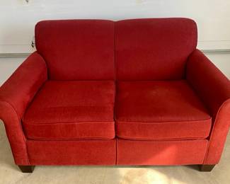 003 Small Red Sofa 