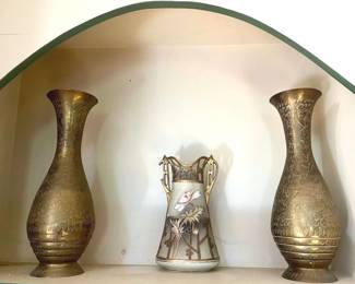 342 Brass Vases  More