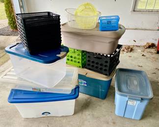 102 Storage Totes 