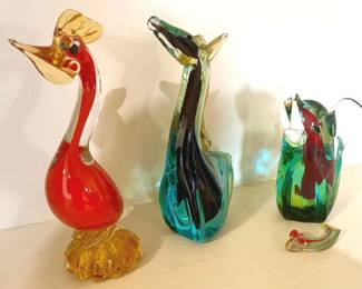 341 Large Glass Figurines 