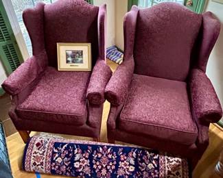 367 Wingback Pair  Decor