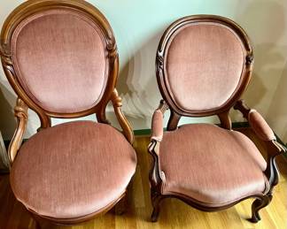 344 King  Queen Chairs