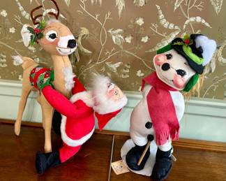 304 Large Annalee Mobility Christmas Dolls