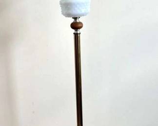 520 Vtg Milk Glass Hobnail Lamps