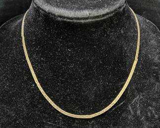  014 317 14k Yellow Gold Necklace