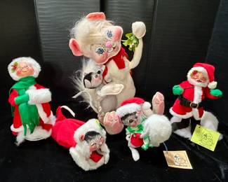 302 Annalee Christmas Cat  Mouse Collection