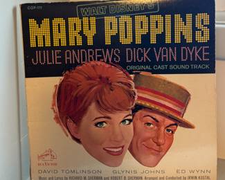 Mary Poppins Soundtrack Record