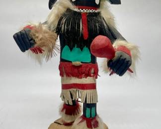 Native American Kachina Doll - Signed