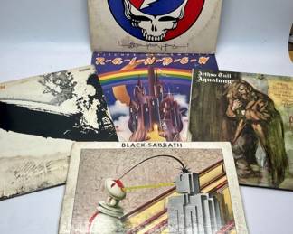 Vintage 1970s LP's - Led Zeppelin, Grateful Dead,
Black Sabbath, Jethro Tull, Ritchie Blackmore