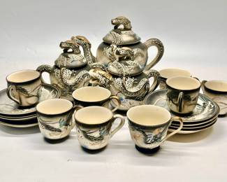 Vintage Dragonware Porcelain China Made in Japan