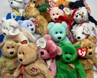 (20) NWT 1990s-2000s TY Bear Beanie Babies