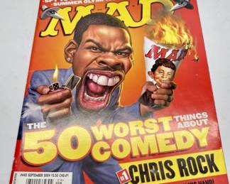 Nine Vintage Mad Magazines / Comics