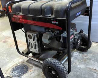 Craftsman Gas Powered Portable Generator With Electric Start
