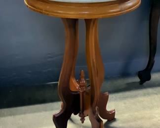 Marble Top Side Table/Plant Stand