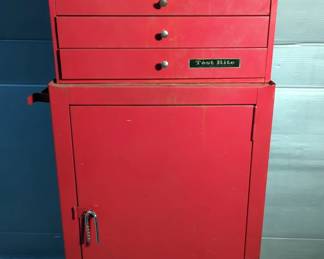 Test Rite Rolling 3 Drawer Tool Chest And Cabinet