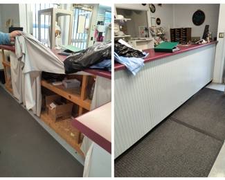Counter front and back sides