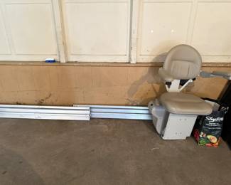 chair lift with books