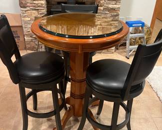 Three piece pub table set