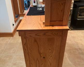 Handmade stand alone bar. Fine craftsmanship in perfect condition. 