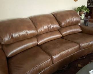 leather sofa