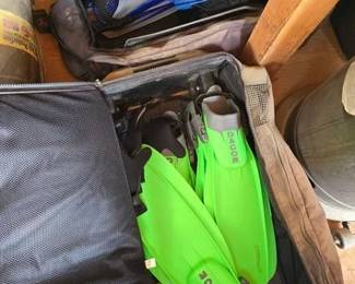 2410  Swimming Gear Bags with Flippers