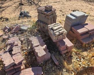 2150  1 x 1 Pavers, Bricks and Edge Bricks