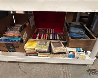 1280  VHS Tapes, Cassette Tapes, Eight Tracks, Argus Camera