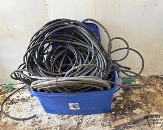 6004  Tote of Electrical Wire