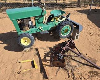 2100  Mini Tractor with 2 Blades and 1 Disc