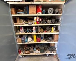 1026  Metal Storage Cabinet