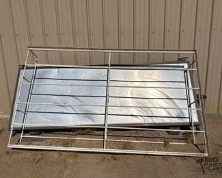 5012  Truck Bed Ladder Rack and 2 Sun Devil Solar Collector Works Inc Solar Panels