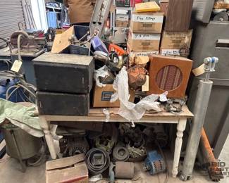 1188  Fisher Speakers, Light Fixtures, Wiring, AC Motors, Clamps