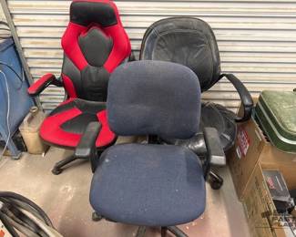 1282  3 Office Chairs