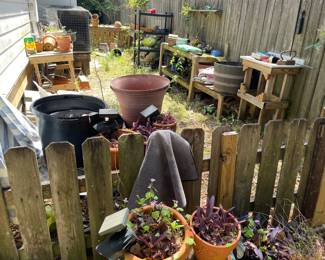 TONS of garden pots